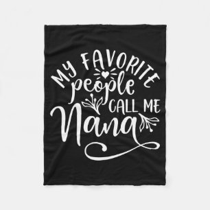 Cobertor De Velo As Minhas Pessoas Favoritas Chamam-Me Nana
