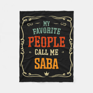 Cobertor De Velo As minhas Pessoas favoritas chamam-me Saby Padre&#
