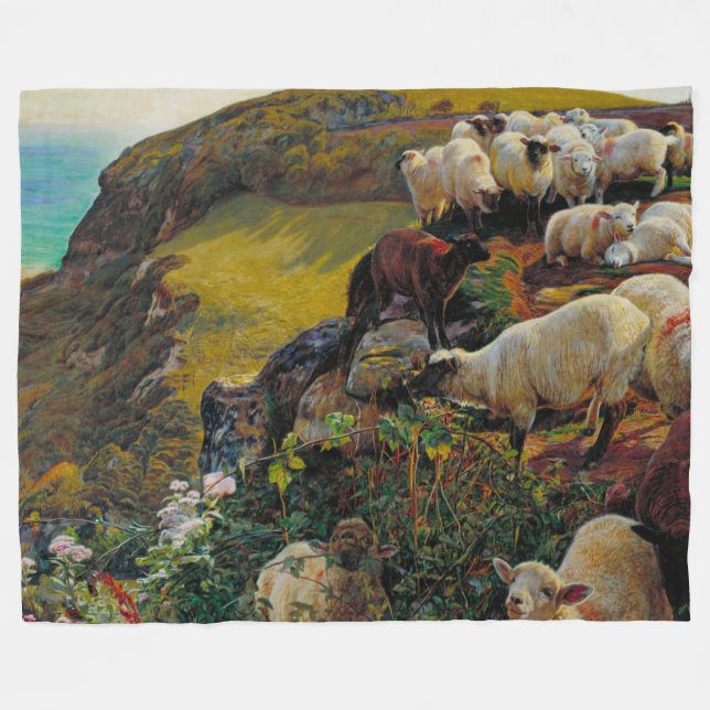 Cobertor De Velo As nossas costas inglesas ou o Ovelino Estranho Wi (Frente (Horizontal))