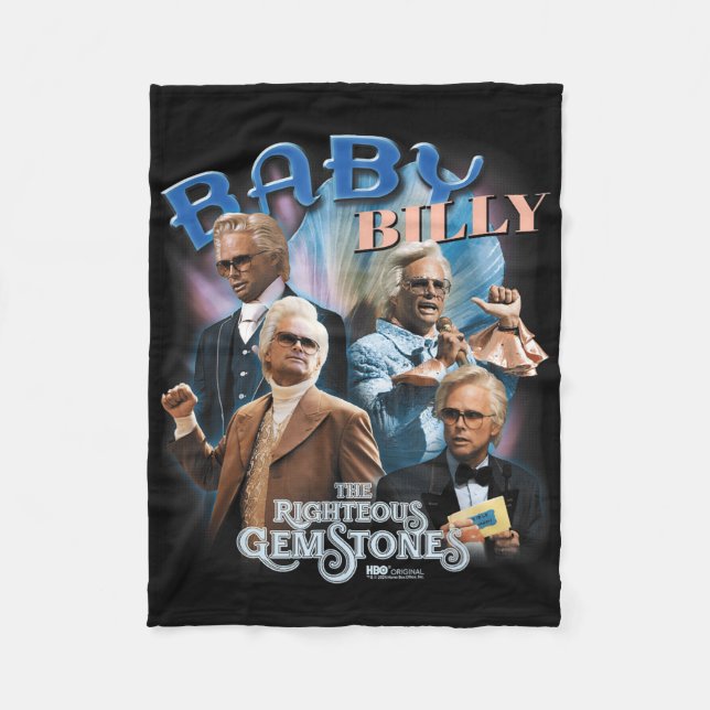 Cobertor De Velo As Pedras Justas Billy Heartthrob (Frente)