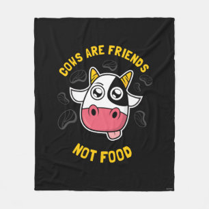 Cobertor De Velo As vacas são comida dos amigos não