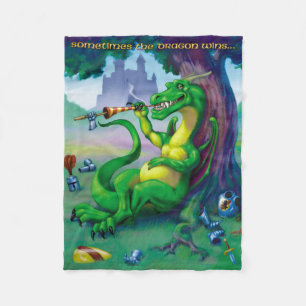 Cobertor De Velo Às vezes, o Dragão ganha