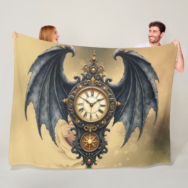 Cobertor De Velo Asas da Eternidade – O Guardião Atemporal.  (In Situ)