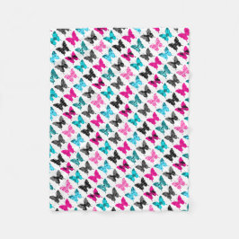 Cobertor De Velo Asas lunáticas: Bagas e azuis