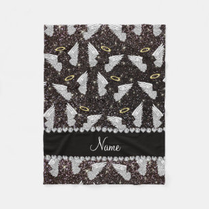 Cobertor De Velo Asas pretas conhecidas feitas sob encomenda do