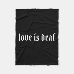 Cobertor De Velo Asl surdo ganha mão surdo ouvindo perda de consciê