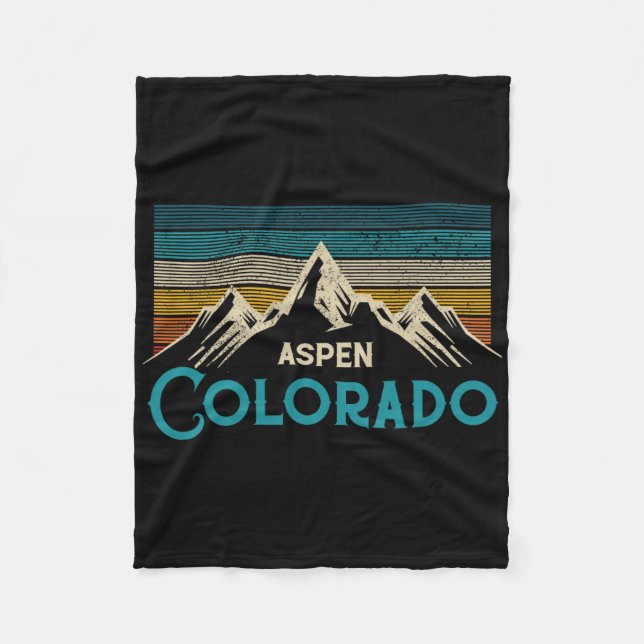 Cobertor De Velo Aspen Colorado Antigo  (Frente)