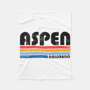 Cobertor De Velo Aspen Colorado Co Esqui de Montanha Vintage Aspen