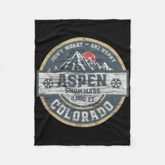 Cobertor De Velo Aspen Colorado Rocky Mountains Tee Hiking Camping 
