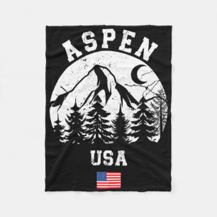Cobertor De Velo Aspen Colorado Ski Resort Alpino Skiing American