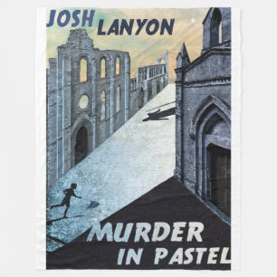 Cobertor De Velo Assassinato na cobertura Pastel do velo