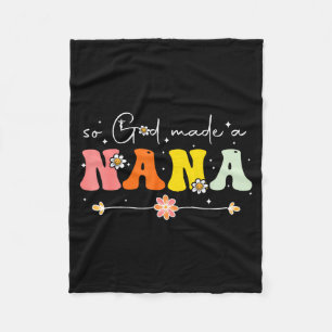 Cobertor De Velo Assim Deus Fez Uma Nana Maravilhosa Feliz Dia das