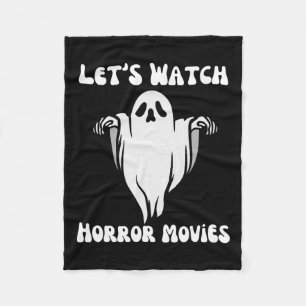 Cobertor De Velo Assista aos filmes de terror Dia de as Bruxas engr