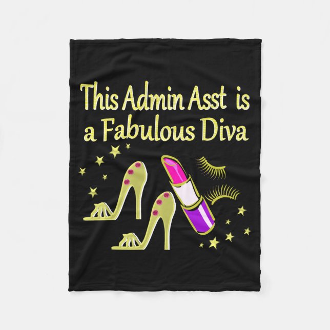 Cobertor De Velo ASSISTENTE DE ADMIN DO GLITZY Dourado DIVA DESIGN (Frente)