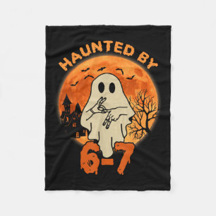 Cobertor De Velo Assombrado Por 67 Fantasma de Halloween Six Seven