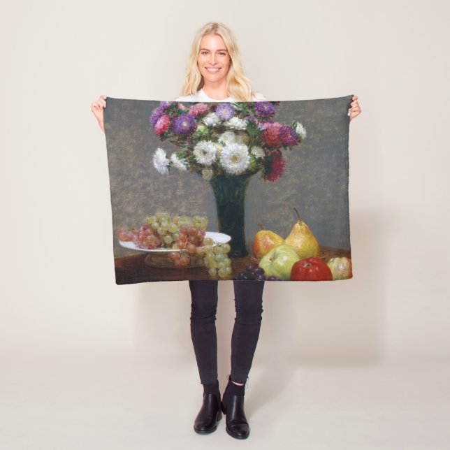 Cobertor De Velo Asters and Fruta, Henri Fantin-Latour (In Situ)