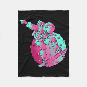 Cobertor De Velo Astronaut Skateboard Skateboarder Skateboarding Sk