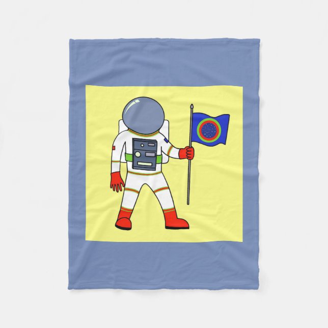 Cobertor De Velo Astronauta (Frente)