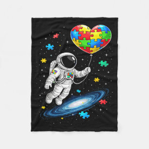 Cobertor De Velo Astronauta autismo balão autismo conscientização e