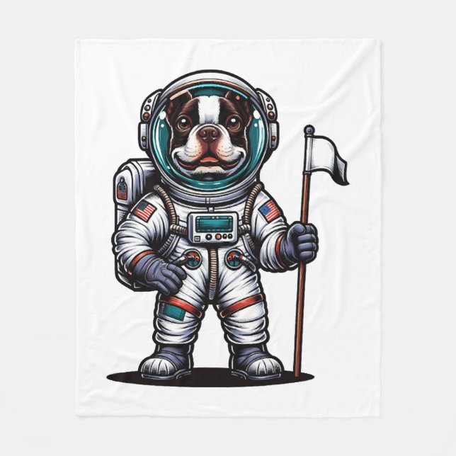 Cobertor De Velo Astronauta de Boston (Frente)