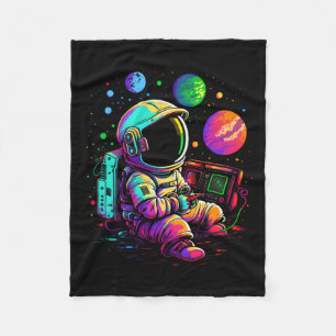 Cobertor De Velo Astronauta de Jogos Universos em Planetas de Arcad