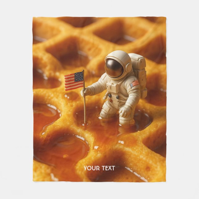 Cobertor De Velo Astronauta Fantasy Cute Sobre Maple (Frente)