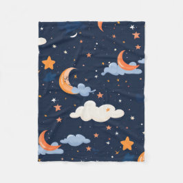 Cobertor De Velo Astronomia em papel padrão celestial