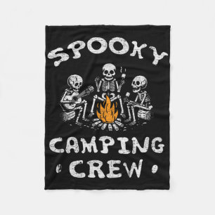 Cobertor De Velo Ataque à Mata-Vestígios de Halloween Acampando Ske