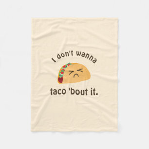 Cobertor De Velo Ataque do Taco 'ele humor bonito engraçado da