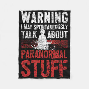 Cobertor De Velo Atenção à caça ao fantasma Investigador Paranormal