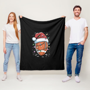 Cobertor De Velo Atleta de Futebol Americano de Natal Esportivo