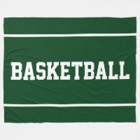 Atletico BASQUETE Listras de Texto em Verde Escuro