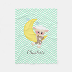 Cobertor De Velo Aurário de Lua e Lâmpada Crescente