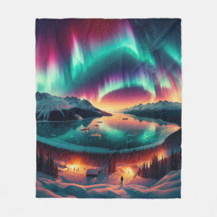Cobertor De Velo Aureola Borealis, no Alasca
