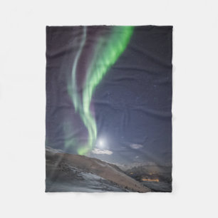 Cobertor De Velo Aurora Borealis Noruega
