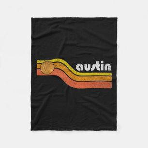 Cobertor De Velo Austin - Vintage Men 70 anos 80 Graphic Legal Re