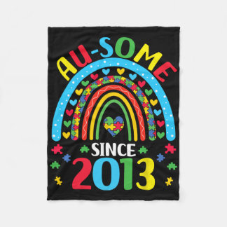 Cobertor De Velo Autism Awareness Birthday 11 Year Old Boys Girls K