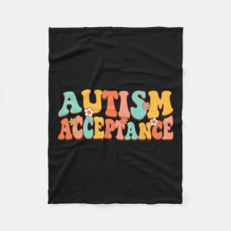 Cobertor De Velo Autismo Advertência Aceitação Groovy Especial E