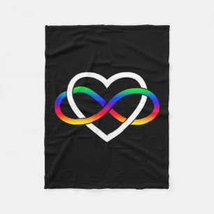 Cobertor De Velo Autismo Arco-Íris Infinito Símbolo Autismo Infinit