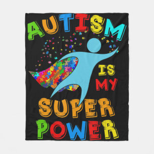 Cobertor De Velo Autismo É O Meu Superpoder Autismo Apoio À Sensibi