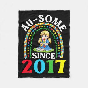Cobertor De Velo Autismo incrível desde 2017 conscientização 9º