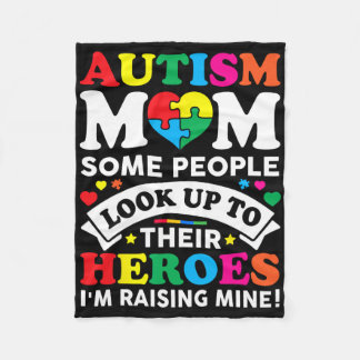 Cobertor De Velo Autismo Mãe Algumas Pessoas Olham Para Seus Heróis