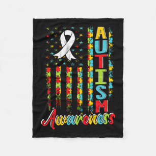 Cobertor De Velo Autismo Sensibilização Autistas Apoiam Autistas A