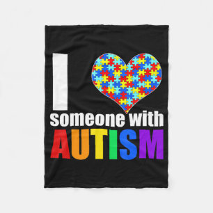 Cobertor De Velo Autismo Sensibilização Camisa Autismo Mãe Eu Amo A
