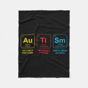 Cobertor De Velo Autismo Sensibilização Mulheres Homens Elementos p