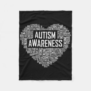 Cobertor De Velo Autismo Sensibilização Oferece Apoio Orgulhoso Mês
