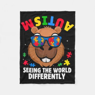 Cobertor De Velo Autismo Vendo O Mundo Diferentemente Capaz De Sens