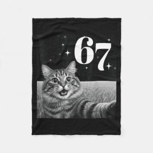 Cobertor De Velo Auto-retrato de Gato Com 67 Meme Gatos Engraçados