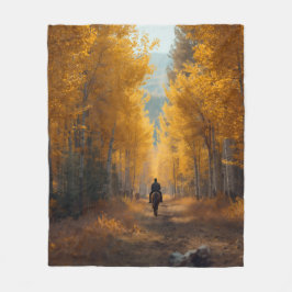 Cobertor De Velo Autumn Aspen Throw Blanket - Seasonal Western 