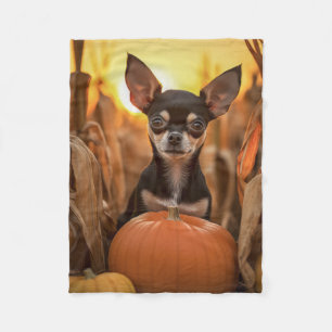 Cobertor De Velo Autumn Chihuahua